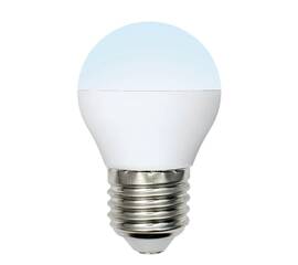 Лампа светодиодная (UL-00002378) Uniel E27 6W 4000K матовая LED-G45-6W/NW/E27/FR/MB PLM11WH