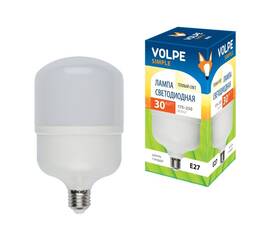Лампа LED сверхмощная (10810) Volpe E27 30W (260W) 3000K M80 LED-M80-30W/WW/E27/FR/S