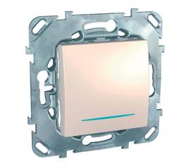 Выключатель одноклавишный с подсветкой Schneider Electric Unica MGU5.201.25NZD