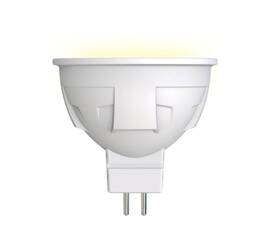 Лампа светодиодная (UL-00002424) Uniel GU5.3 6W 3000K матовая LED-JCDR 6W/WW/GU5.3/FR PLP01WH
