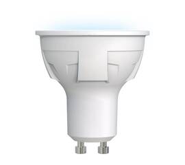 Лампа светодиодная (UL-00002421) Uniel GU10 6W 4000K матовая LED-JCDR 6W/NW/GU10/FR PLP01WH