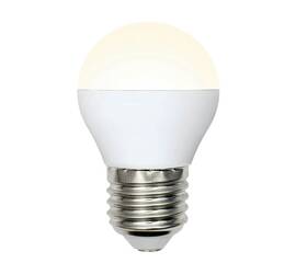 Лампа светодиодная (UL-00002377) Uniel E27 6W 3000K матовая LED-G45-6W/WW/E27/FR/MB PLM11WH