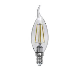 Лампа светодиодная филаментная Uniel E14 5W 3000K прозрачная LED-CW35-5W/WW/E14/CL/MB GLM10TR UL-000