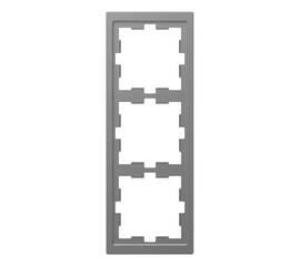 Рамка 3-постовая Schneider Electric Merten D-Life MTN4030-6536