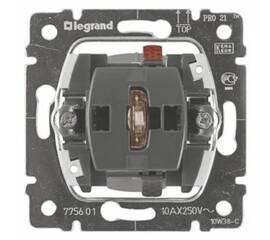 Выключатель одноклавишный Legrand Galea Life 10A 250V с нейтралью подсветкой 775601