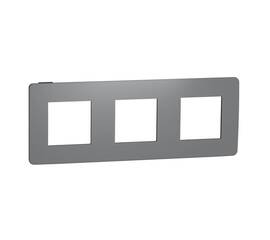 Рамка 3-постовая Schneider Electric Unica New NU280622