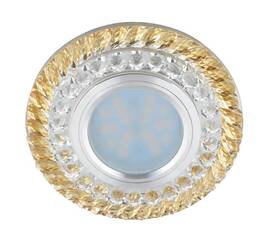 Встраиваемый светильник Fametto Luciole DLS-L132 GU5.3 Chrome/Gold