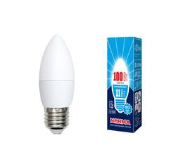 Лампа светодиодная (UL-00003814) Volpe E27 11W 4000K матовая LED-C37-11W/NW/E27/FR/NR