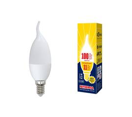 Лампа светодиодная (UL-00003817) Volpe E14 11W 3000K матовая LED-CW37-11W/WW/E14/FR/NR