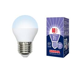 Лампа светодиодная (UL-00003821) Volpe E27 7W 6500K матовая LED-G45-7W/DW/E27/FR/NR