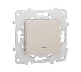 Выключатель одноклавишный Schneider Electric Unica New NU520144N