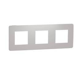 Рамка 3-постовая Schneider Electric Unica New NU280624