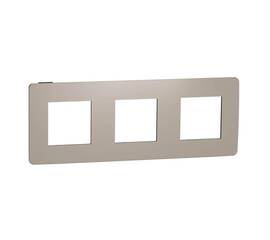 Рамка 3-постовая Schneider Electric Unica New NU280628