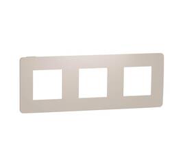 Рамка 3-постовая Schneider Electric Unica New NU280644