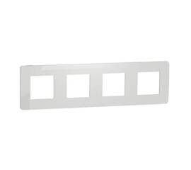 Рамка 4-постовая Schneider Electric Unica New NU280818
