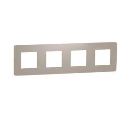 Рамка 4-постовая Schneider Electric Unica New NU280827
