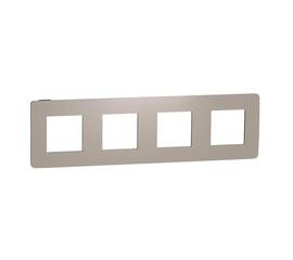 Рамка 4-постовая Schneider Electric Unica New NU280828