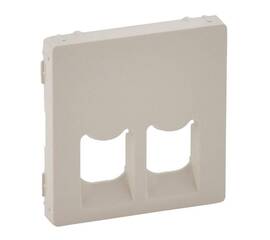 Лицевая панель Legrand Valena Life розетки телефонной RJ-11/Ethernet RJ-45 слоновая кость 755421