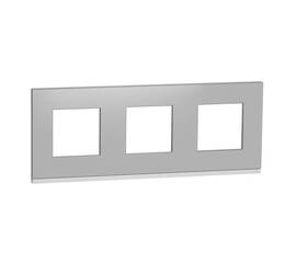 Рамка 3-постовая Schneider Electric Unica New NU600680