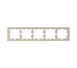 Рамка 5-постовая Schneider Electric Merten D-Life MTN4050-6533
