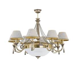 Подвесная люстра Kutek Roma Abazur ROM-ZW-8+1 (P/A)