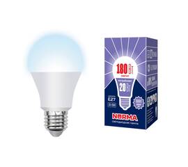 Лампа светодиодная (UL-00004028) Volpe E27 20W 6500K матовая LED-A65-20W/DW/E27/FR/NR