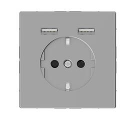 Розетка компьютерная USBx2 Schneider Electric Merten D-Life MTN2366-6036