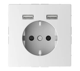 Розетка компьютерная USBx2 Schneider Electric Merten D-Life MTN2366-6035