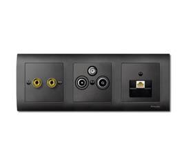 Центральная плата TV/FM Х2 Х3 Schneider Electric Merten System M MTN297514