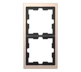 Рамка 2-постовая Schneider Electric Merten D-Life MTN4020-6551