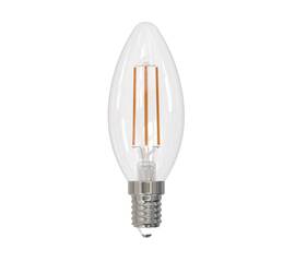 Лампа светодиодная филаментная (UL-00005164) Uniel E14 11W 3000K прозрачная LED-C35-11W/3000K/E14/CL