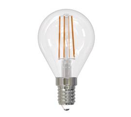 Лампа светодиодная филаментная (UL-00005172) Uniel E14 9W 3000K прозрачная LED-G45-9W/3000K/E14/CL P