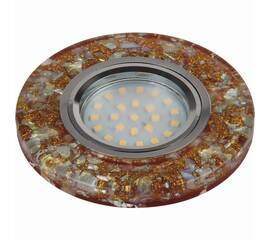 Встраиваемый светильник Fametto DLS-L103 GU5.3 CHROME/BROWN 10716