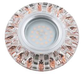 Встраиваемый светильник Fametto DLS-L121 GU5.3 CHROME/CLEAR+BRONZE UL-00000368