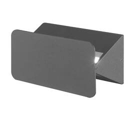 Уличный настенный светильник Uniel ULU-S35A-6W/4000K IP54 BLACK UL-00009351