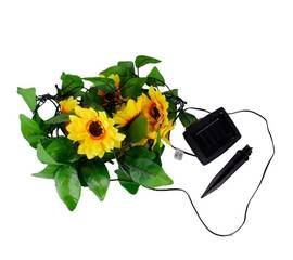 Садовая гирлянда на солнечной батарее Uniel USL-S-138/PT2300 SUNFLOWERS UL-00009377
