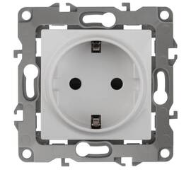 Розетка ЭРА 12 2P E Schuko со шторками 16A 250V 12-2102-01 Б0014687