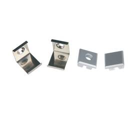 Комплект заглушек и скоб Uniel UFE-N05 SILVER A POLYBAG UL-00000625