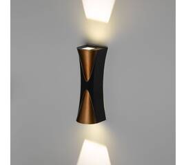 Архитектурный светильник Эра WL43 BK+GD Б0054422