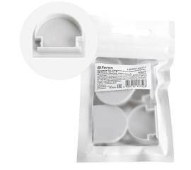 Заглушка без отверстия для профиля CAB283 (комплект 4шт) Feron LD382 48257