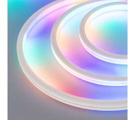 Лента герметичная Arlight SPI MOONLIGHT-TOP-B84-13x12mm 24V RGB-PX7 (18 W/m, IP67, 5m, wire x2) 0410