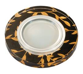 Встраиваемый светильник Fametto Luciole DLS-L204 GU5.3 CHROME/BLACK UL-00000379