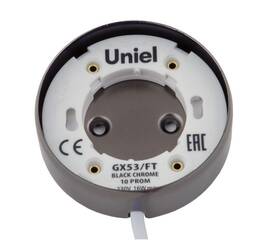 Накладной светильник Uniel GX53/FT BLACK CHROME 10 PROM UL-00003735
