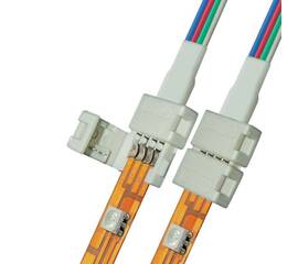 Коннектор для светодиодных лент Uniel UCX-SD4/B20-RGB WHITE 020 POLYBAG 06610