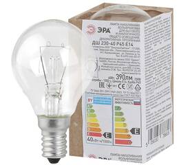 Лампа накаливания Эра E14 40W ДШ 40-230-Е14 (гофра) Б0039132