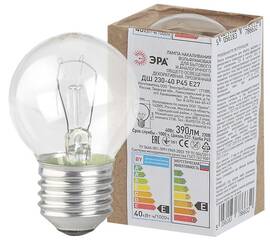Лампа накаливания Эра E27 40W ДШ 40-230-Е27 (гофра) Б0039133