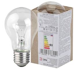 Лампа накаливания Эра E27 95W A50 95-230-Е27 (гофра) Б0039120