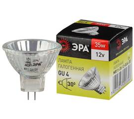 Лампа галогенная Эра GU4 35W 3000K GU4-MR11-35W-12V-30CL C0027362