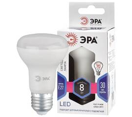Лампа светодиодная Эра E27 8W 6000K LED R63-8W-860-E27 Б0048024