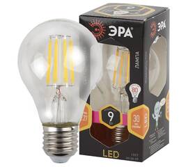 Лампа светодиодная Эра E27 9W 2700K F-LED A60-9W-827-E27 Б0043433